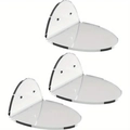 Set of 3 transparent acrylic wall shelves for baby monitors and smart speakers - Clear