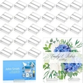 24er-Set Acryl-Platzkartenhalter für Hochzeitstischkarten und Tischnummern - 25er Pack