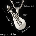 Collana con ciondolo pipa in argento antico su catena in acciaio inossidabile unisex - Ciondolo Pipa Con Catena / Argento Antico