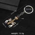 Antiker Bronze-Hummer Schlüsselanhänger aus Legierung für Taschen und Schlüssel - Hummer (Bronze)