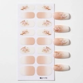 Nagelaufkleber mit pink-weißem Farbverlauf und Kirschblüten-Blumenmustern LT-173 - Kirschblüte Farbverlauf Stil (LT-173) / 16 Tipps