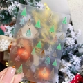 Adesivi per unghie 3D albero di Natale oro metallizzato motivi vari JY-060 - Modello di Albero di Natale (JY-0060)