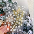 Pegatinas para uñas de copos de nieve blanco mate JY-0067 con texturas navideñas relieve - Estilo de Copo de Nieve en Relieve Blanco (JY-0067)