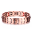 Herren Kupfer-Magnetarmband mit Schildpatt-Muster und heilenden Energie-Elementen - Vier-in-Eins-Stil (1026)