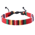 Red Yellow Green Blue Black Flat Braid (08)