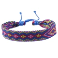 Royal Blue Red Yellow Pink Rhombus Style (04)