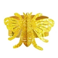 Sparkling gold butterfly paper napkin rings for wedding banquet and party table decorations - 16cm / Sparkling Gold