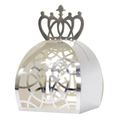 Scatola regalo tagliata al laser con corona argento per confetti e bomboniere - Argento / 5.5*4.7CM