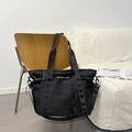 Schwarze funktionelle Reisetasche mit großem Fassungsvermögen und vielen Taschen - Schwarz