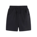 Pantaloncini sportivi estivi da bambino in cotone nero con coulisse elastica e tasche - 2Y(90cm) / Pantaloncini Neri con Coulisse (3095)