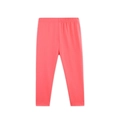 Leggings corail pour filles avec taille élastique pour une tenue d'automne tendance - 2Y(90cm) / Rose corail