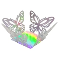 Holographic laser cut butterfly candy box with iridescent finish for wedding party favor - Mirror Iridescent