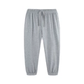 Light grey joggers for boys with elastic drawstring waist and cuffed ankles - 2-3Y(100cm) / Light Gray