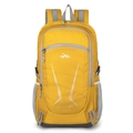 Sac à dos randonnée 40L jaune vif en nylon ripstop avec bretelles respirantes - Jaune Ambre