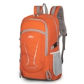 Sac à dos randonnée 40L orange avec bretelles respirantes et tissu en nylon robuste - Orange Fondu