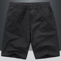 Pantaloncini casual neri da uomo in cotone con tasche laterali e chiusura con bottone - EU 29 / Nero