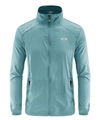 Seeblaue Herren Sonnenschutz Windjacke mit Stehkragen und atmungsaktivem leichtem Stoff - M / Dunstblau