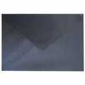 Premium dark grey pearlescent paper envelope with classic V-flap for luxury invitations - Black