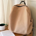 Minimalistischer atmungsaktiver Mesh-Rucksack in Beige für Studenten und Pendler - Khaki