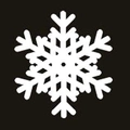 Marque-places flocon de neige blancs avec design ajouré au laser pour décoration de fête - Cristal de Glace Classique (A2)