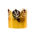 Goldene lasergeschnittene Halloween-Deko mit Kürbis-Motiv als Lampenschirm-Hülle - Reflektierendes Gold
