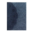 Detail of laser-cut rose patterns on dark blue glitter card for invitations - Glitter Dark Blue