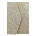 Elegant European style gold glitter envelope for weddings and festive invitations - Cyan Gold