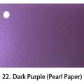 Number 22 deep purple pearlescent paper card for laser cut wedding candy boxes - Dark Purple