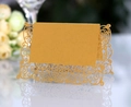 Segnaposto a farfalla dorati tagliati al laser con glitter per decorazioni da matrimonio - Oro