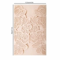 Dimensions de l'invitation de mariage découpée au laser avec largeur 12,5cm et hauteur 18cm - Perle de Jade