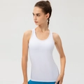 Débardeur de sport blanc pour femme en tissu respirant à séchage rapide pour le yoga - S / Hauts / Blanc