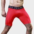 Short de compression rouge pour homme avec mesh respirant et ceinture élastique PRO - Rouge