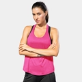 Women's rose pink quick-dry sports vest with racerback design and black inner sports bra - S / Tops / Rose Red