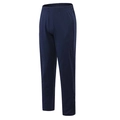 Pantalon de sport ample bleu marine pour homme avec poches et chevilles zippées - M / Bas / Bleu marine