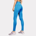 Leggings yoga a vita ultra alta da donna in blu reale con tasche laterali funzionali - Taglia S / Pantaloni e gonne / Blu
