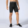 Pantaloncini a compressione neri da uomo con tasche laterali per il fitness - Taglia S / Pantaloni e gonne / Nero