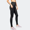 Pantaloni yoga neri a vita alta da donna con tasche laterali e tessuto elasticizzato - Taglia S / Pantaloni e gonne / Nero
