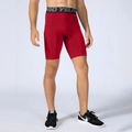 Pantaloncini a compressione rosso scuro uomo con tasca laterale ed elastico in vita - Taglia S / Pantaloni e gonne / Rosso