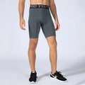 Pantaloncini compressione uomo grigio scuro PRO con tasca laterale per lo smartphone - Taglia S / Pantaloni e gonne / Grigio Puro