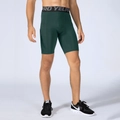 Pantaloncini compressione uomo verde scuro con tasca laterale ed elastico in vita - Taglia S / Pantaloni e gonne / Verde Inchiostro Scuro