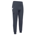 Dunkelgraue Jogginghose mit hoher Taille und Taschen für Fitness und Laufen im Freien - M / Grau