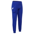 Damen Sport-Jogginghose in Dunkelblau mit hoher Taille, Seitentaschen und Bündchen - L / Blau