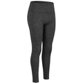 Women's high waist yoga leggings in dark grey marble pattern athletic tights - Dark Gray Mottled