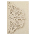 Partecipazione di nozze oro champagne glitterata con taglio laser decorativo - Oro Chiaro 42#