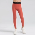Schnelltrocknende Kinder-Sporthose in Rostrot mit hochelastischem Komfortbund - 120 / Rostrot