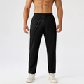 Herren schnelltrocknende Sportose in Schwarz mit elastischem Bund für Gym und Laufen - S / Schwarz
