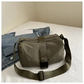 Militärgrüne Urban Outdoor Crossbody-Tasche aus Oxford-Gewebe für Fitness und Reise - Grün