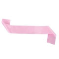 Pink satin sash made of high density fabric for DIY party and ceremony blank events - Pink