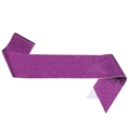 Écharpe de fête violette scintillante avec reflets métalliques pour décorations DIY - Violet
