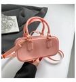Pink PVC jelly tote bag with candy color finish and adjustable shoulder strap - Pink